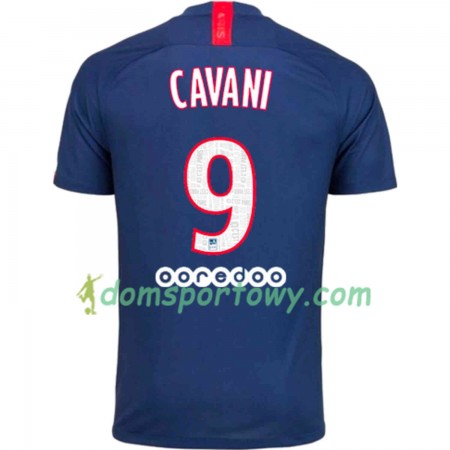 Koszulka Paris Saint-Germain Edinson Cavani 9 Domowe Koszulki Piłkarskie 2019-2020 Krótki Rękaw 